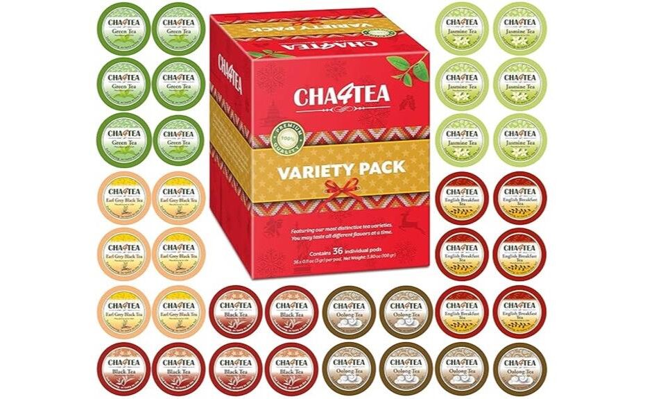 assorted tea sampler variety