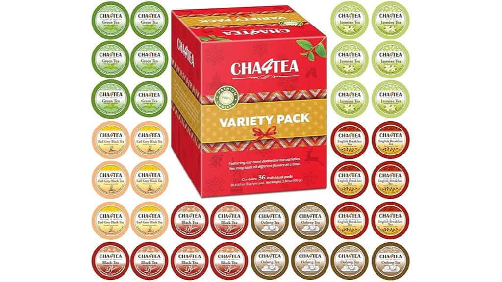 assorted tea sampler variety