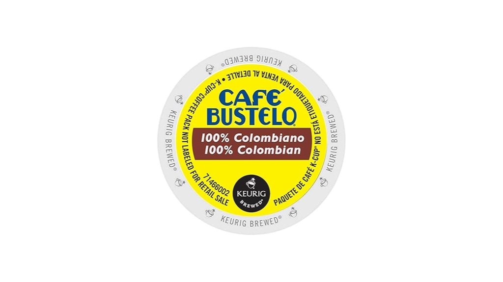 bold colombian coffee flavor