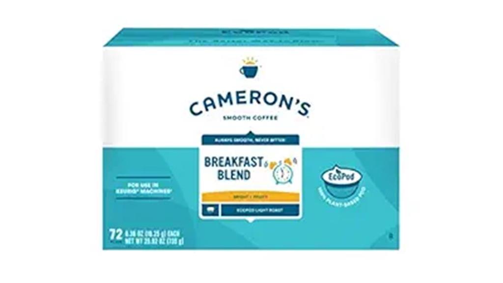 breakfast blend coffee pods