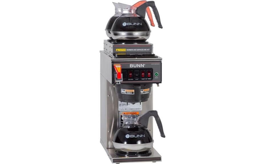 bunn coffee brewer model