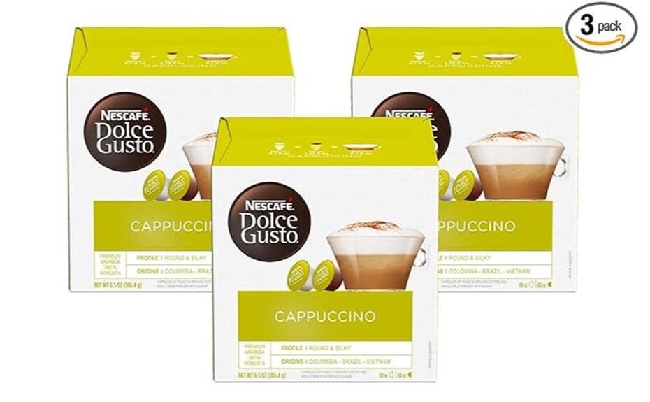 cappuccino coffee pods