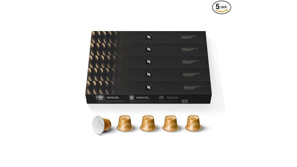 caramel coffee capsules experience