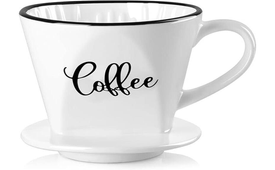ceramic coffee brewing tool
