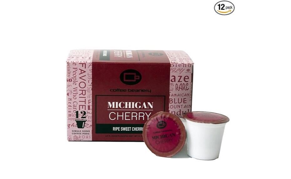 cherry flavored coffee pods