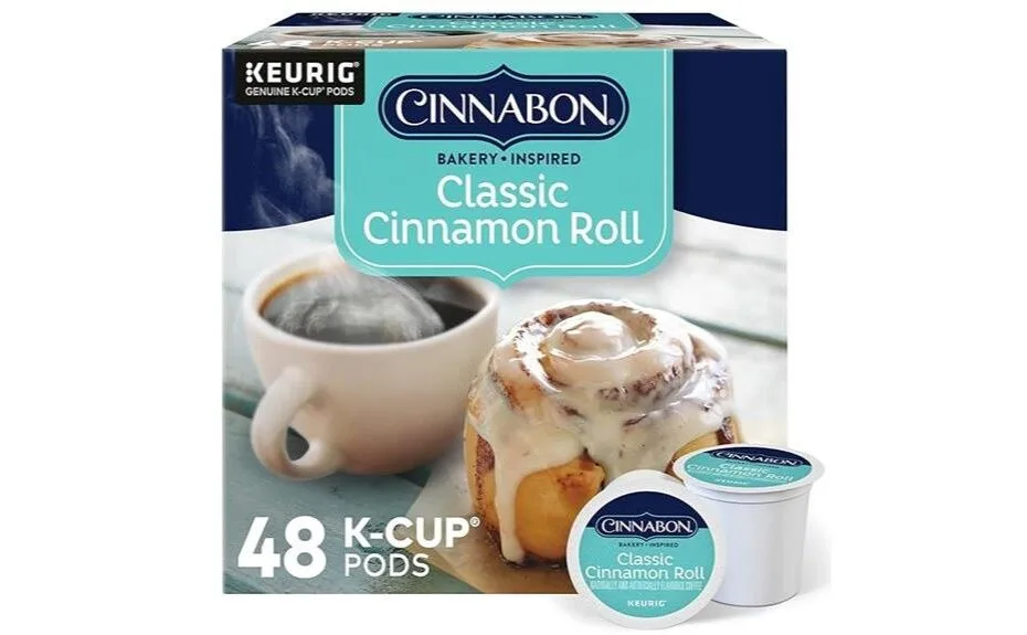 cinnamon roll coffee pods