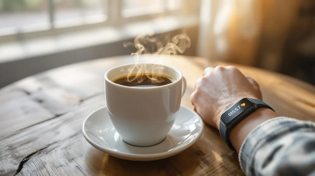 coffee affects heart rate
