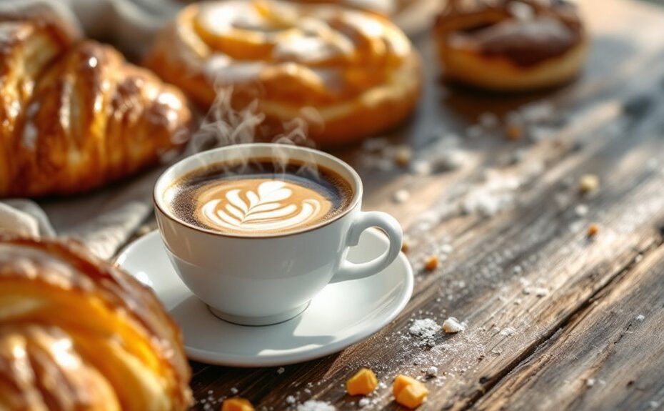 coffee complementing pastry pairings