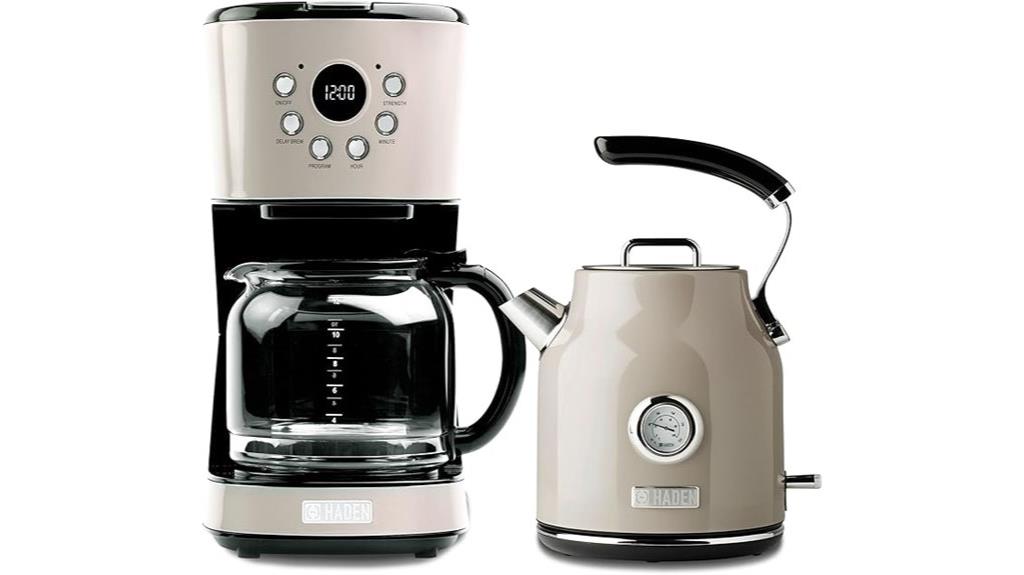 coffee machine kettle bundle