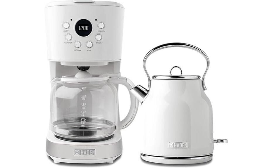 coffee machine kettle bundle
