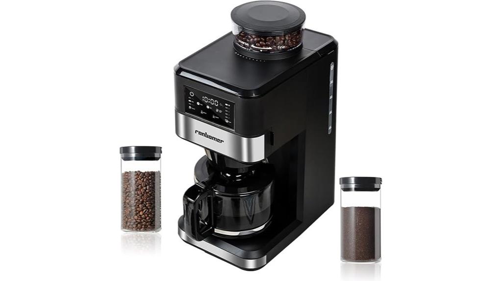 coffee maker grinder combo