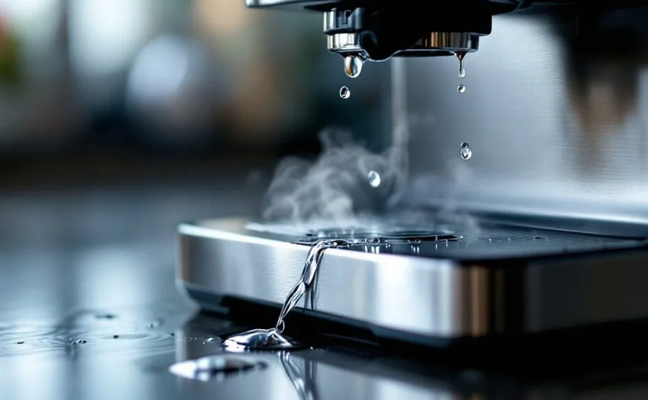 coffee maker leak causes