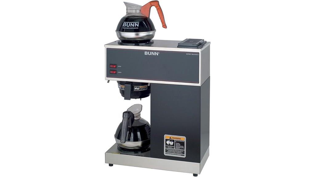 commercial coffee brewing system