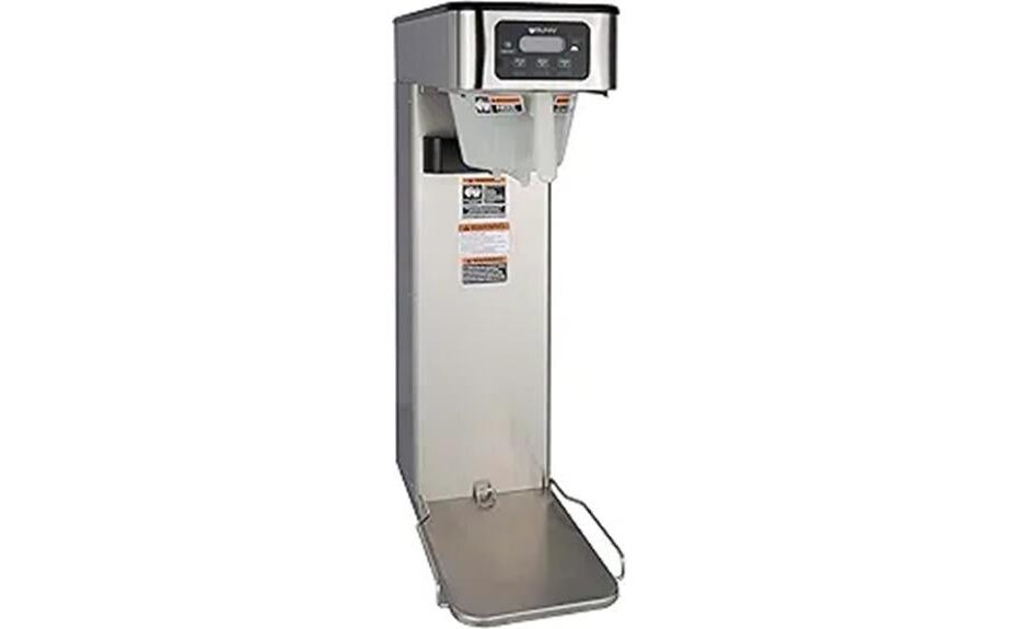 commercial tea brewing efficiency