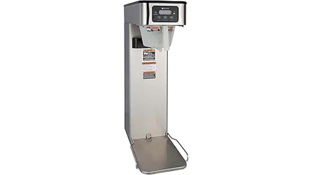 commercial tea brewing efficiency