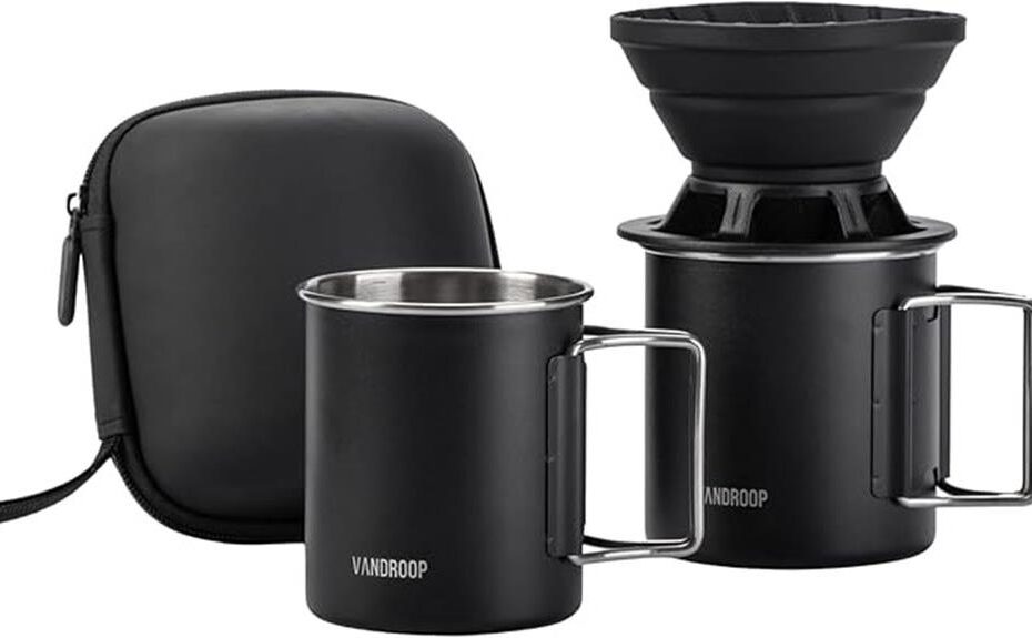 compact coffee brewing kit