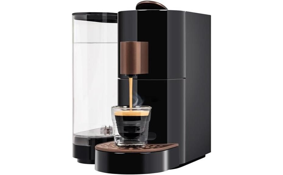compact dual coffee machine