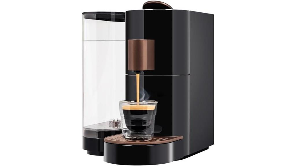 compact dual coffee machine