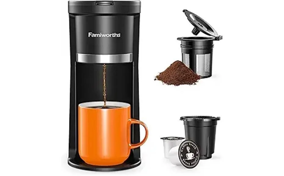 compact efficient coffee maker
