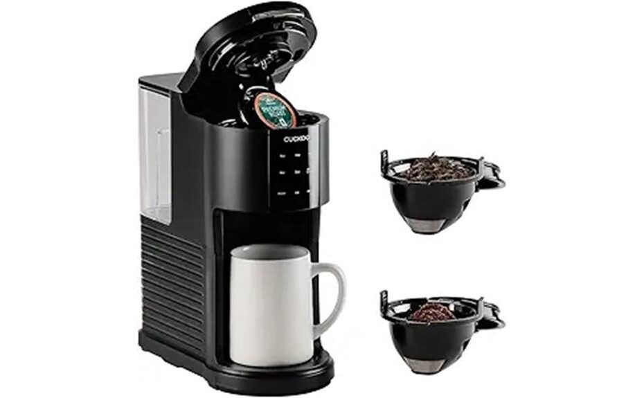 compact efficient single serve brewing