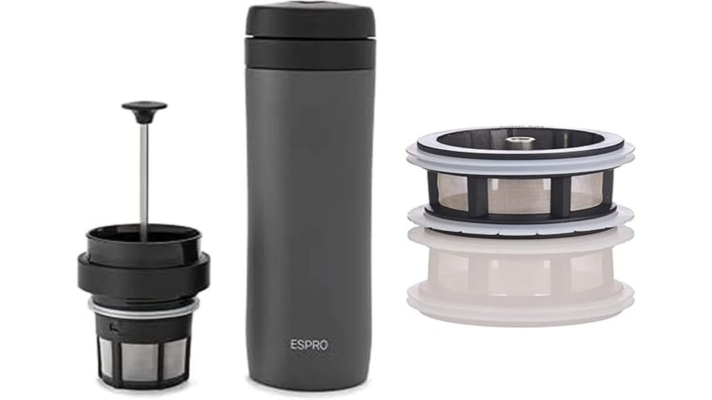 compact french press design