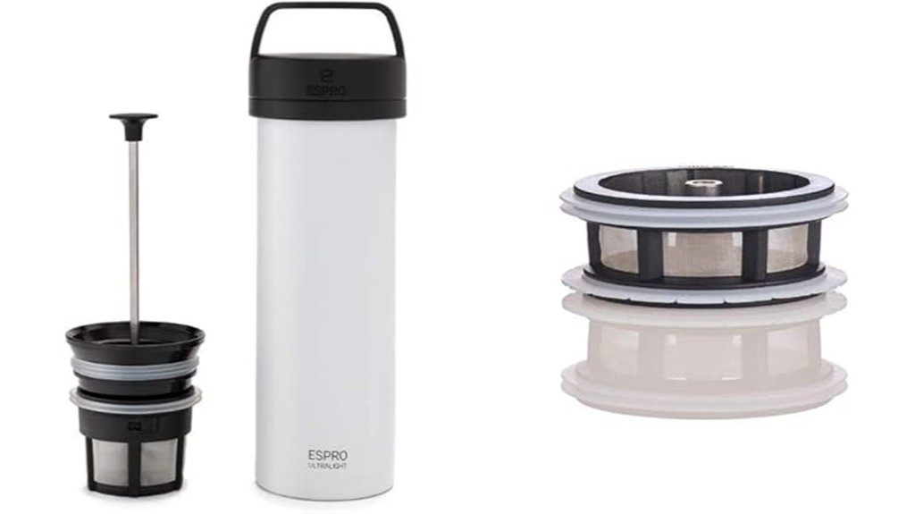 compact lightweight french press