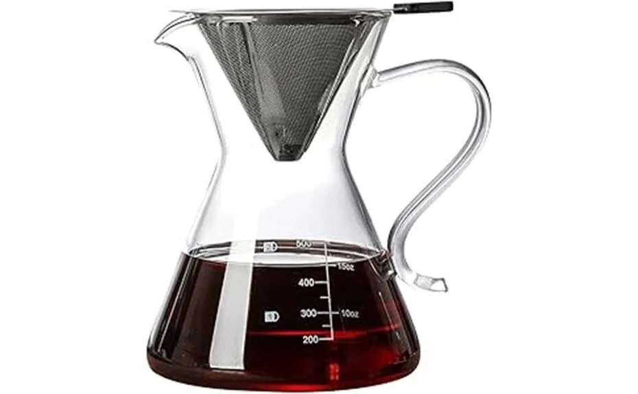 compact manual coffee brewing