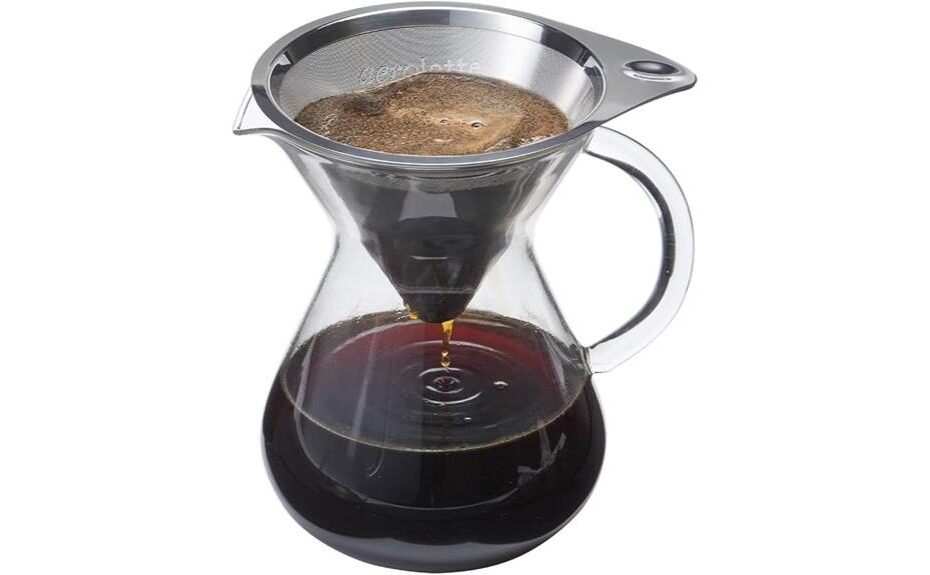 compact manual coffee maker