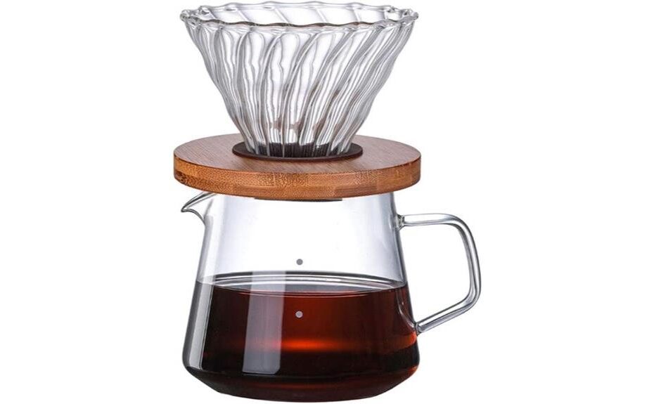 compact pour over coffee maker
