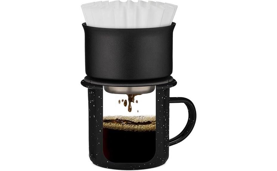 compact pour over coffee maker