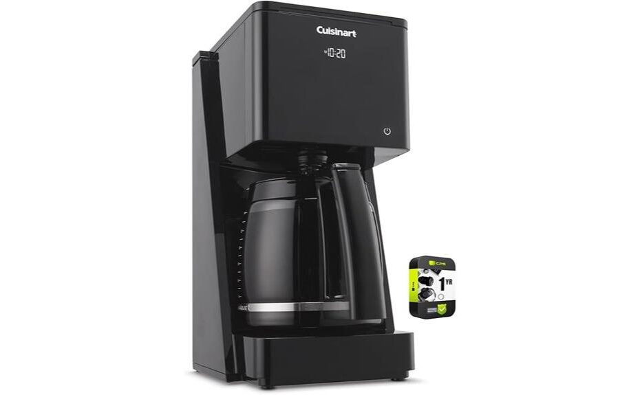compact programmable coffee maker