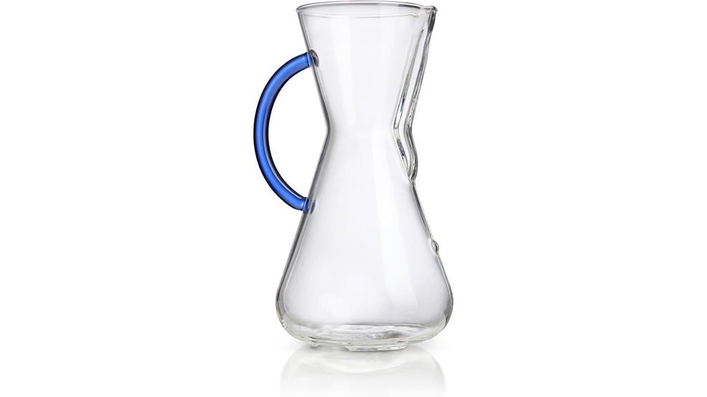 compact sapphire chemex brewer