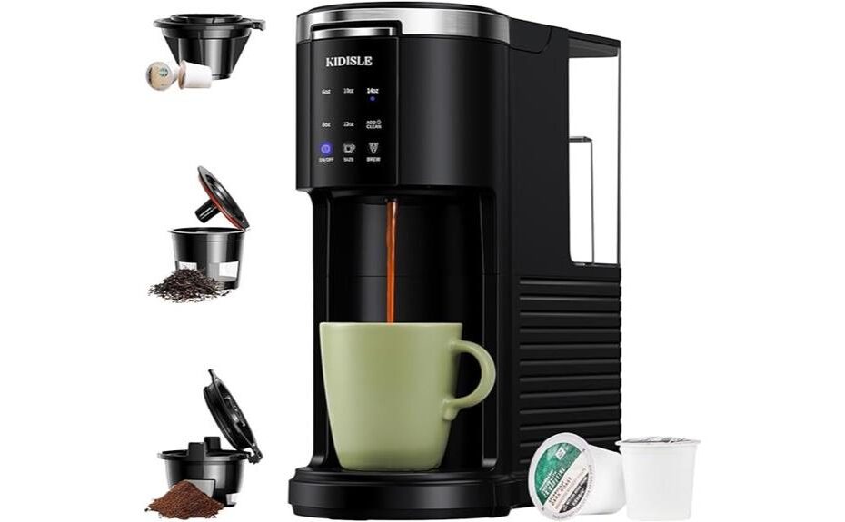 compact single serve brewer