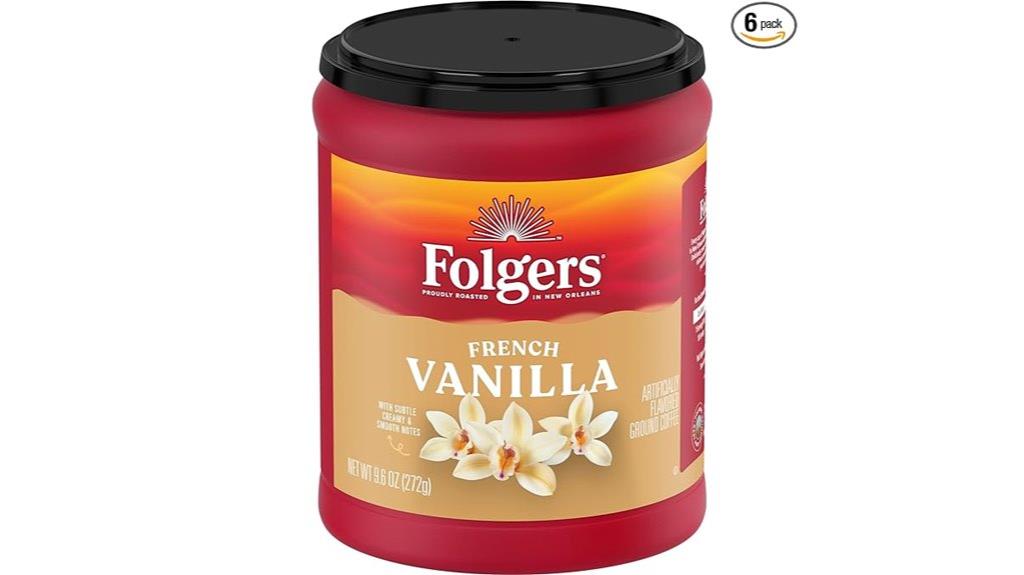 creamy sweet vanilla coffee