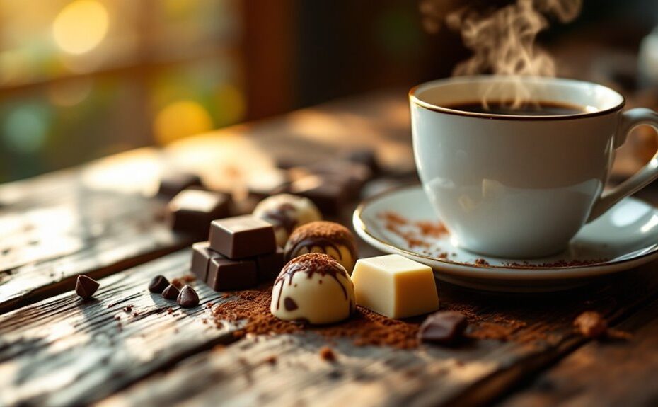 dark chocolate coffee pairing