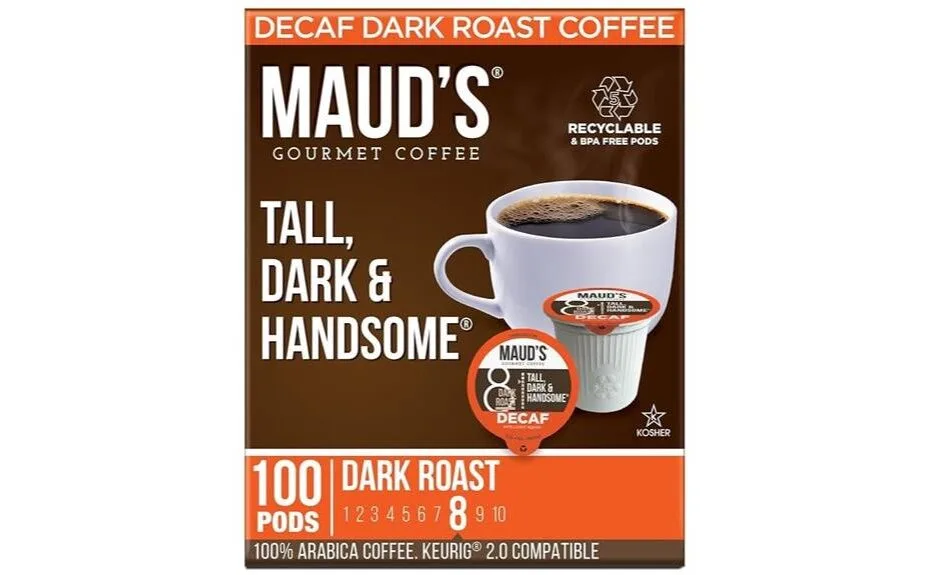 decaf dark roast pods