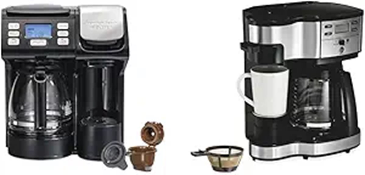 dual function coffee brewing system