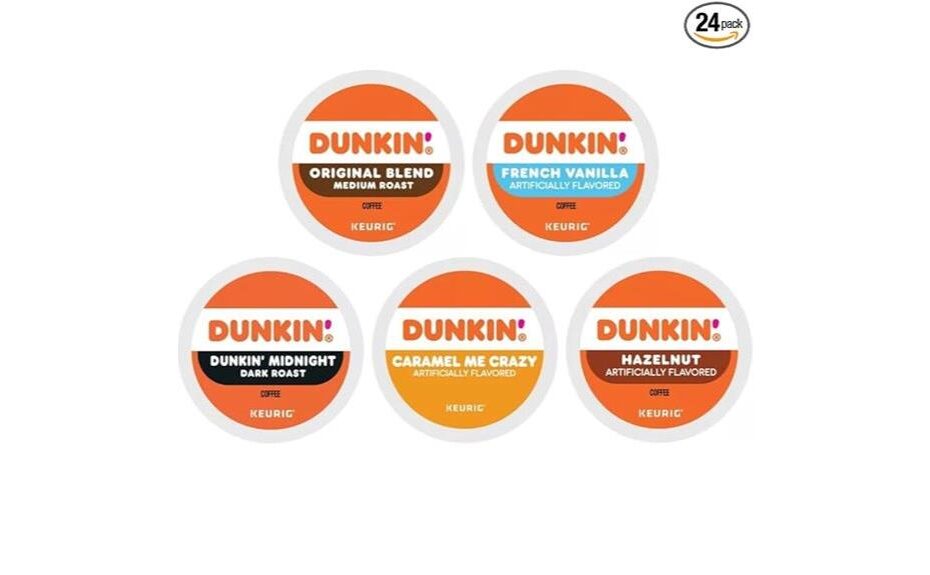 dunkin donuts coffee variety