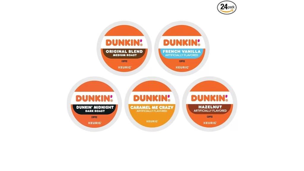 dunkin donuts coffee variety