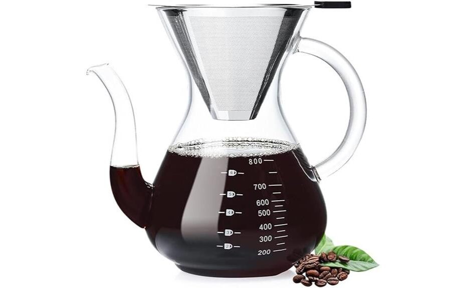 durable glass coffee brewer