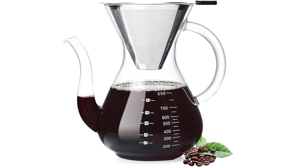 durable glass coffee brewer