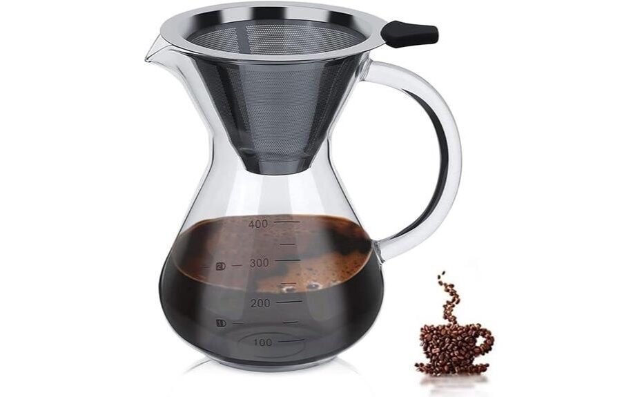 efficient manual coffee brewing