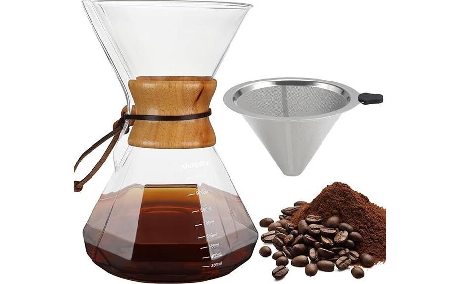 efficient manual coffee brewing
