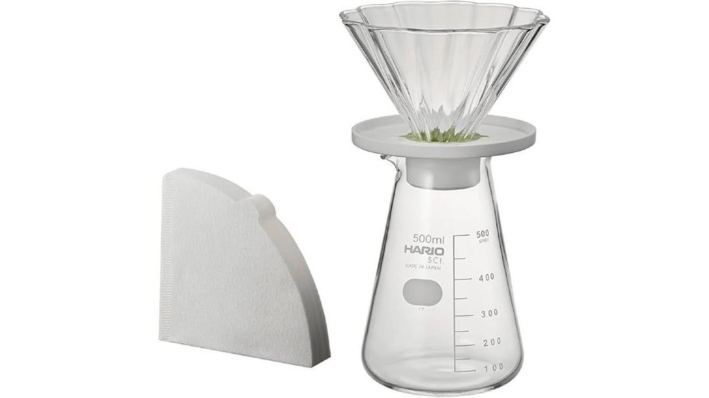 elegant tea brewing set
