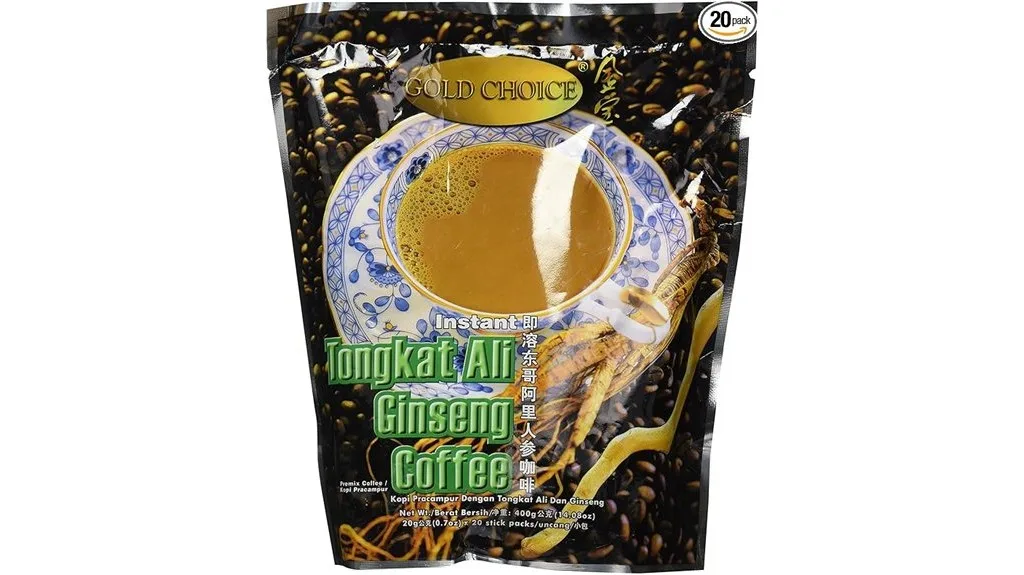energy boosting herbal coffee blend