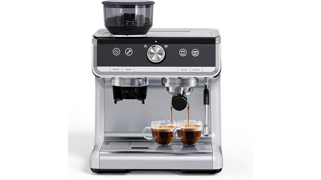 espresso machine grinder review