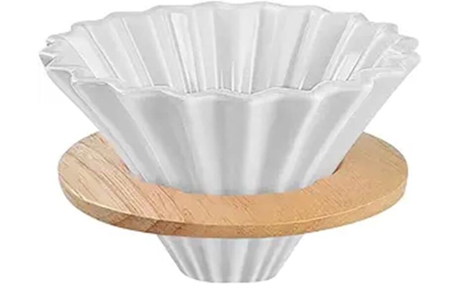 flower shaped ceramic dripper