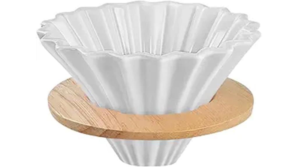 flower shaped ceramic dripper