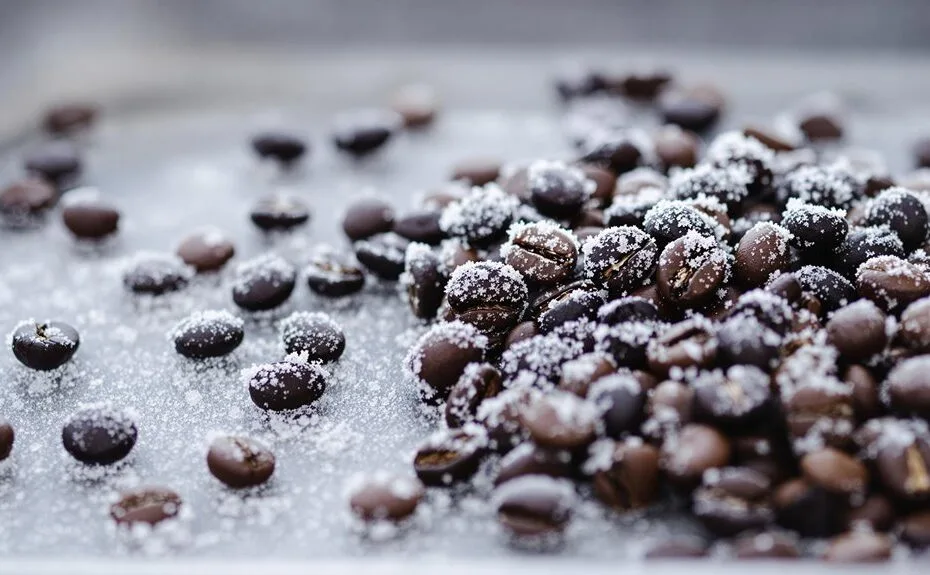 freezing coffee beans preservation