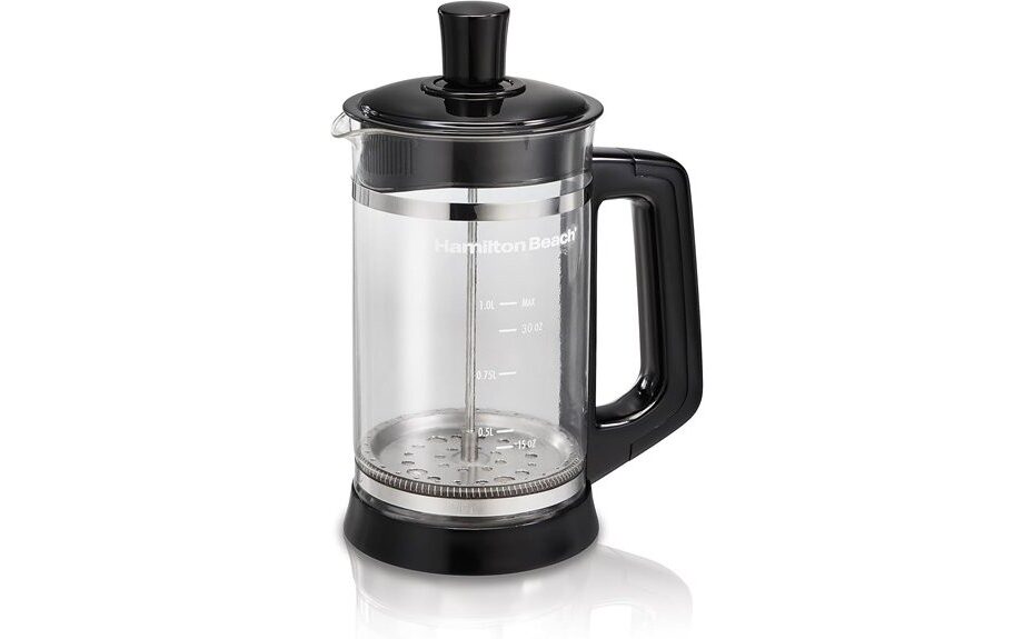 french press with frother review